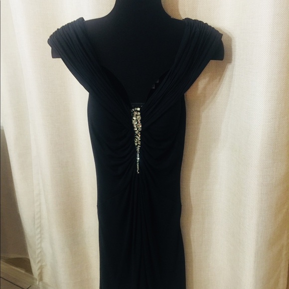 Cocktail black dress. CHETTA B . Size 8 - Picture 1 of 6